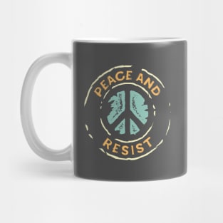 Peace and Resist - 2018 Midterm Elections Mug